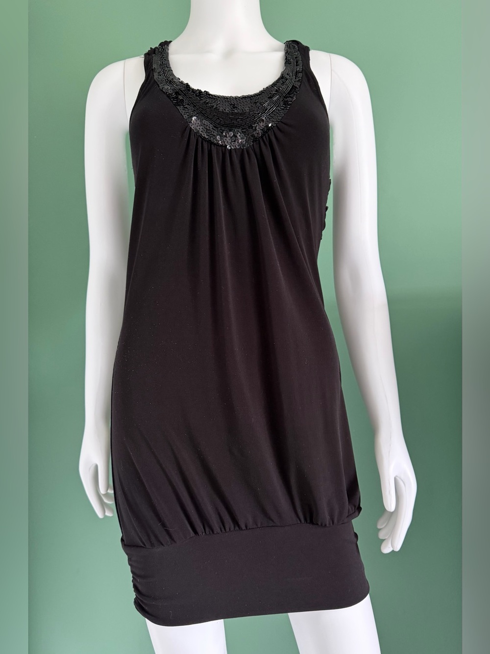 Trixxi Y2K Bubble Hem Sequin Embellished Cocktail Dress